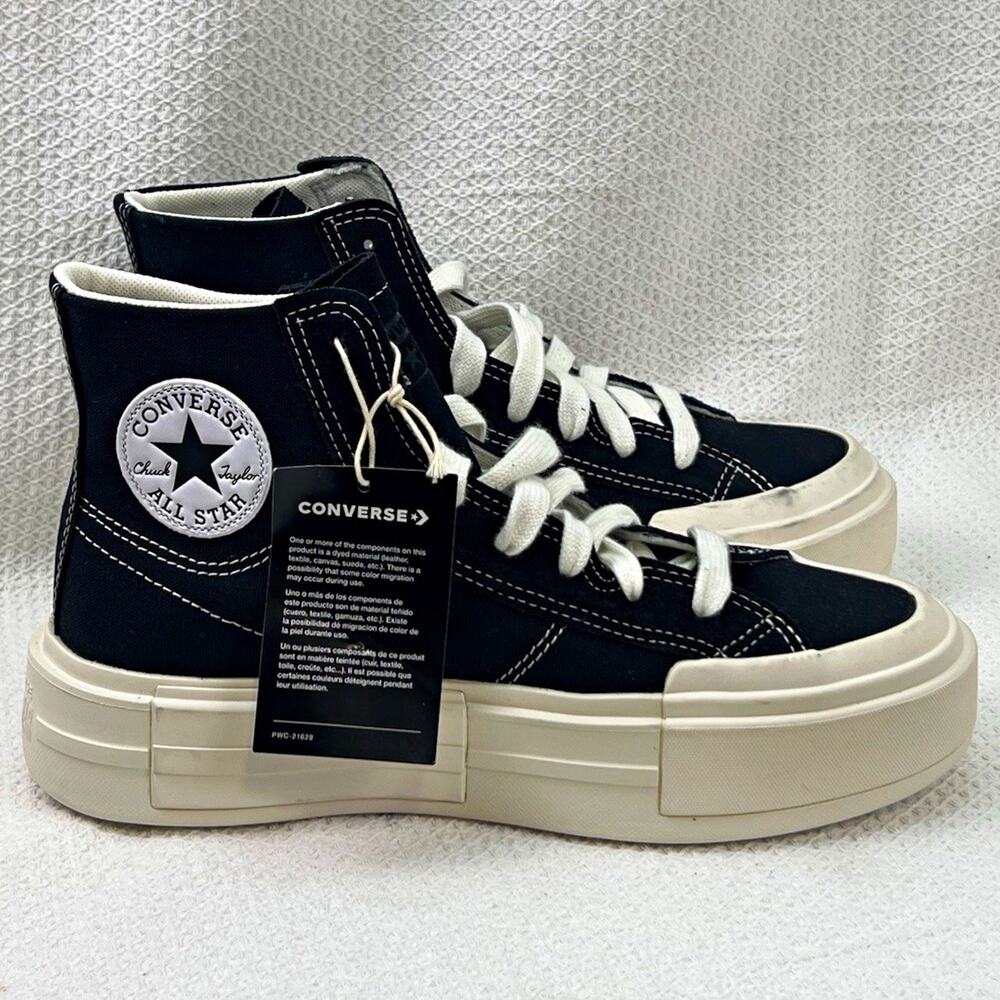 Converse Chuck Taylor All Star Cruise Hi Black Platform Sneakers M7 W8.5 A04689C